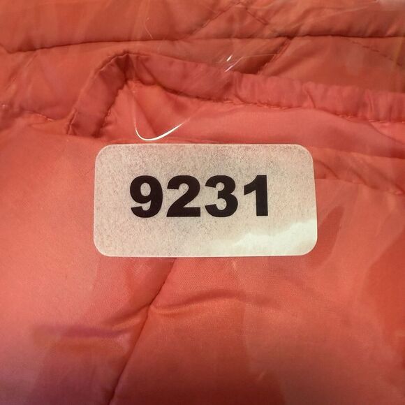 Talbots Puffer Vest Womens Size 1X Pink Down Fill Quilted Mock Neck Zip‎ Pockets - Picture 6 of 6